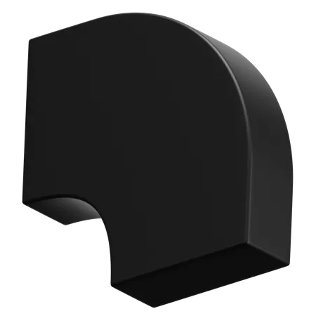 Ring abstrakte Form  3D Icon