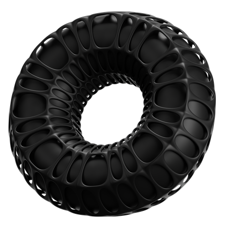 Ring abstrakte Form  3D Icon