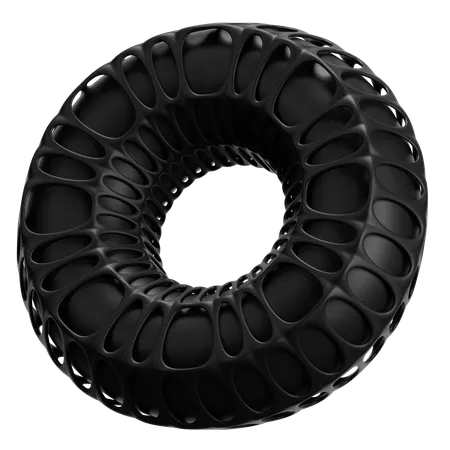 Ring abstrakte Form  3D Icon