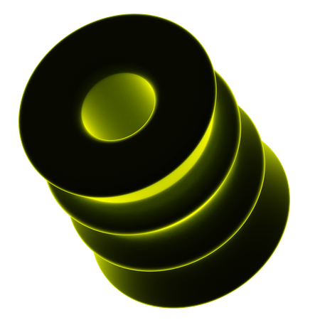 Ring abstrakte Form  3D Icon