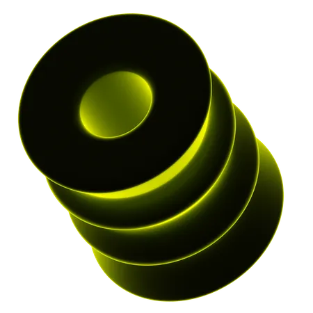 Ring abstrakte Form  3D Icon