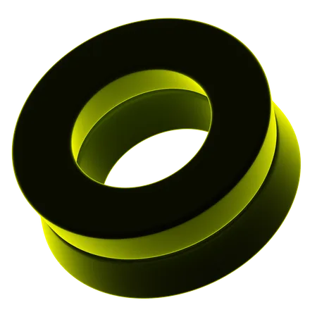 Ring abstrakte Form  3D Icon