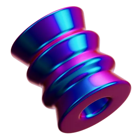 Ring abstrakte Form  3D Icon