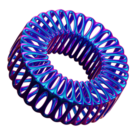 Ring abstrakte Form  3D Icon