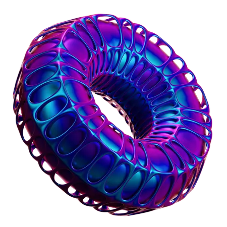 Ring abstrakte Form  3D Icon