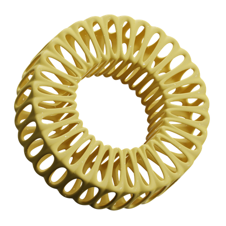 Ring abstrakte Form  3D Icon