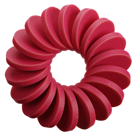 Ring abstrakte Form  3D Icon