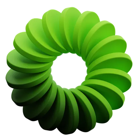 Ring abstrakte Form  3D Icon