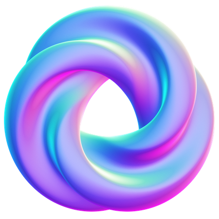 Ring abstrakte Form  3D Icon