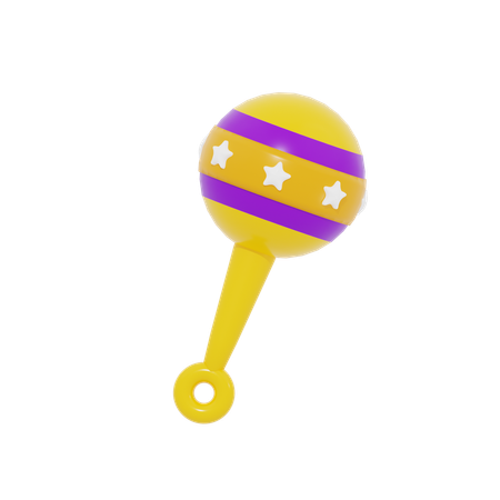 Ring ball stick  3D Icon