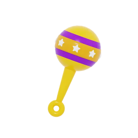 Ring ball stick  3D Icon