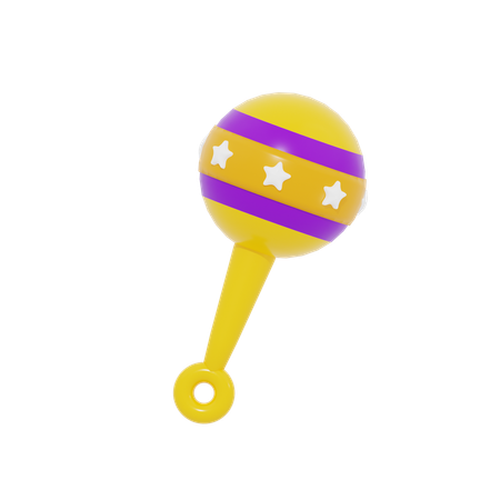 Ring ball stick  3D Icon