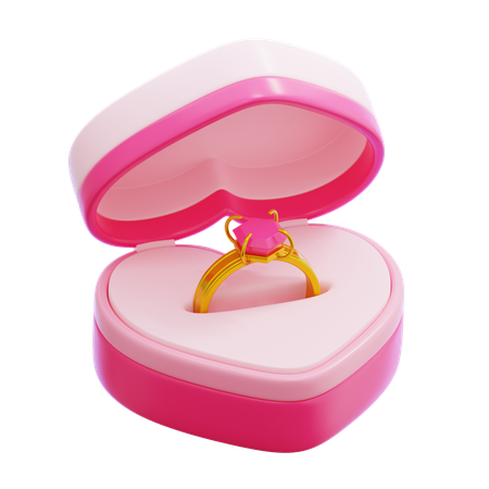 반지 상자  3D Icon