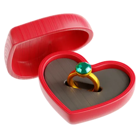 Ring Box  3D Icon