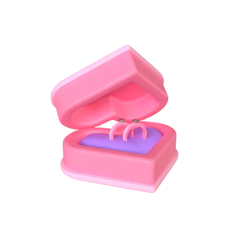 Ring Box  3D Icon