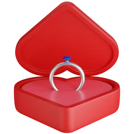 Ring Box  3D Icon