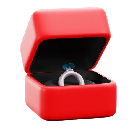 Ring Box  3D Icon