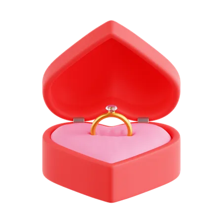 Ring Box  3D Icon