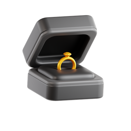 Ring Box  3D Icon