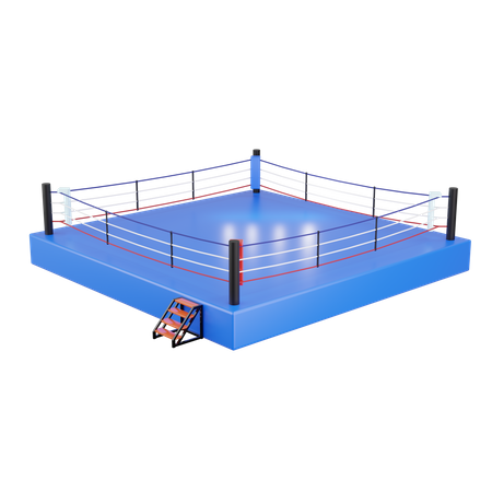 Ring de boxeo  3D Illustration