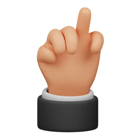 Ring Finger Hand  3D Icon