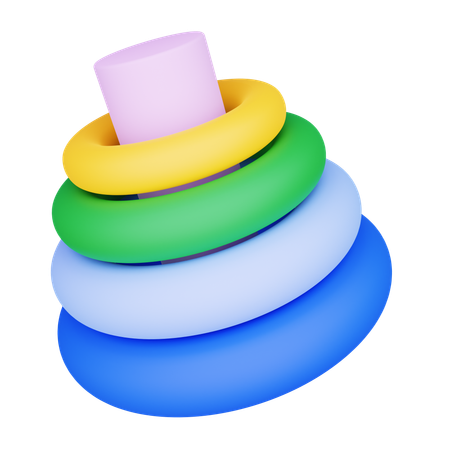 Ring Graph  3D Icon