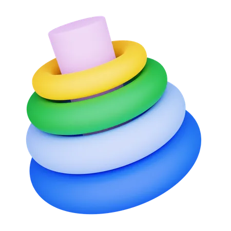 Ring Graph  3D Icon