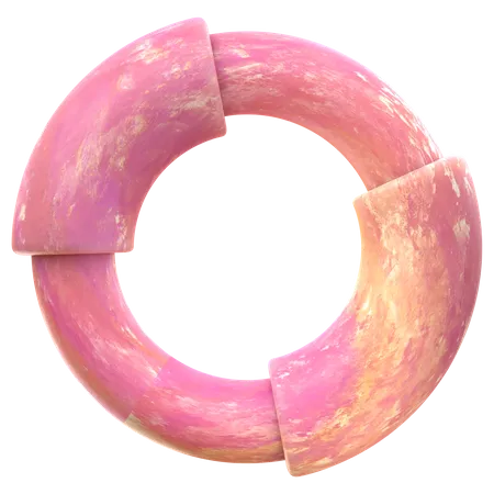 Ring kreis abstrakt form  3D Icon