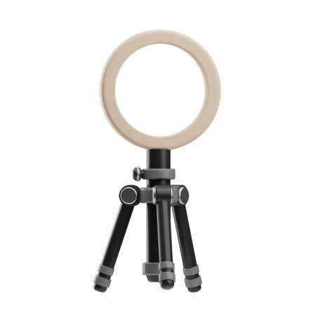 リングライト  3D Icon
