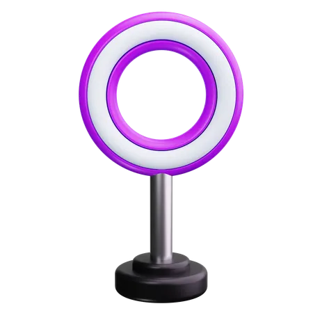 Ring Light  3D Icon