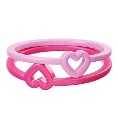 Ring Love  3D Icon