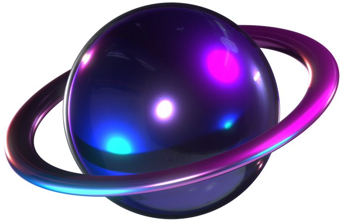 Ring planet  3D Icon