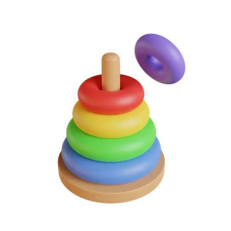 Ring Pyramid  3D Icon