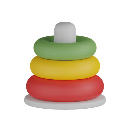 Ring Pyramid  3D Icon