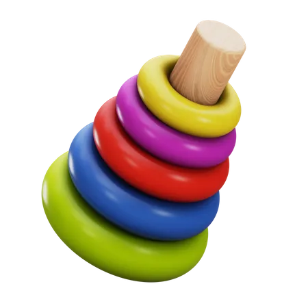 Ring Pyramid  3D Icon