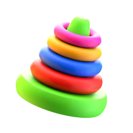 Ring pyramid  3D Icon