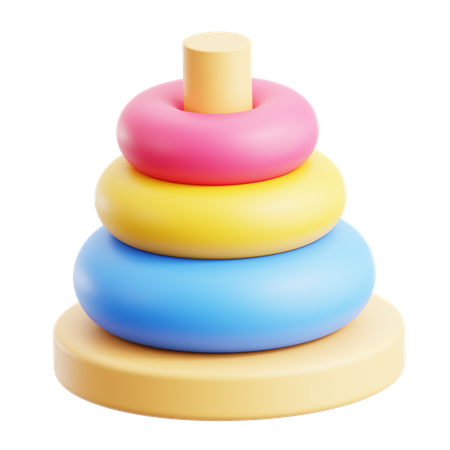 Ring Pyramid  3D Icon