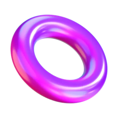 Ring Shape 3 D Icon 3D Icon