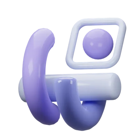 Ring Shape  3D Icon