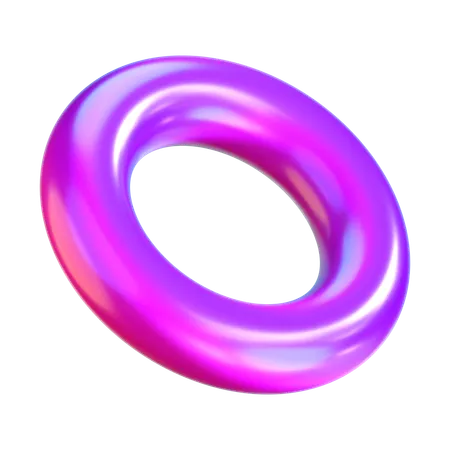 Ring Shape  3D Icon