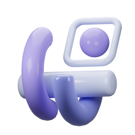 Ring Shape 3D Icon