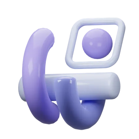 Ring Shape 3D Icon