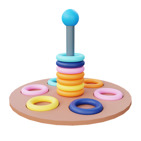 Ring Stacker  3D Icon