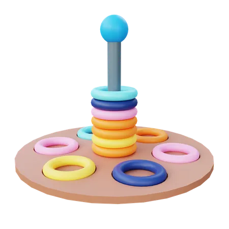 Ring Stacker  3D Icon