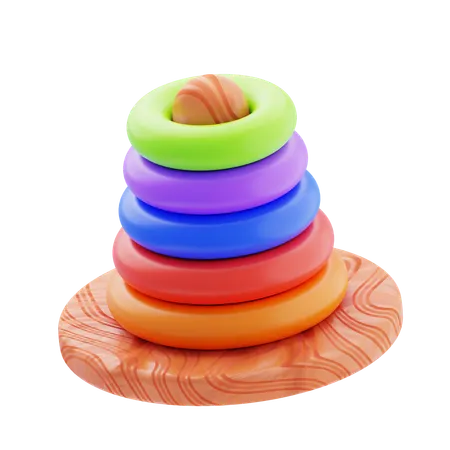 Ring Toy  3D Icon