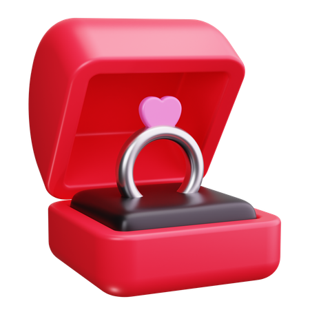 Ringschachtel  3D Icon