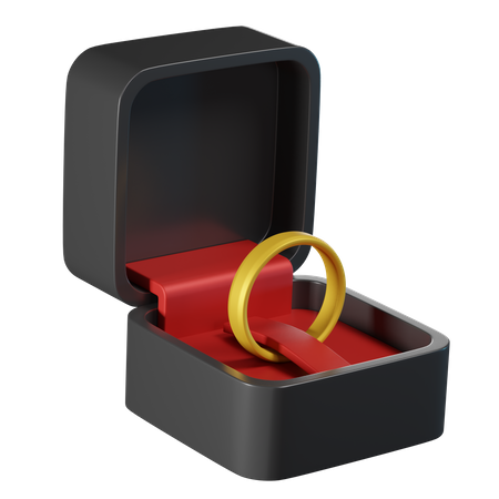 Ringschachtel  3D Icon