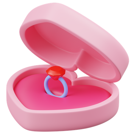 Ringschachtel  3D Icon