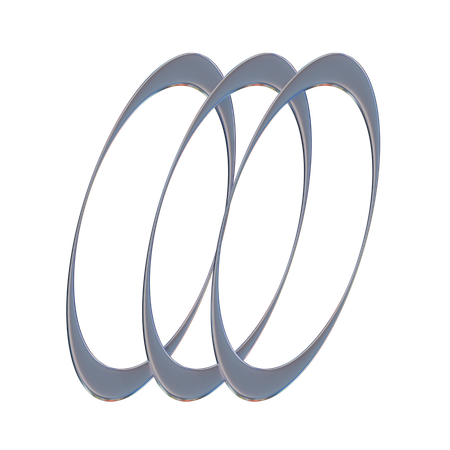 Ringe abstrakt form  3D Icon