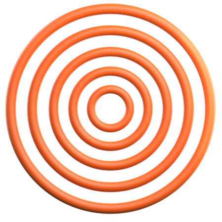 Ringe geometrische Form  3D Icon